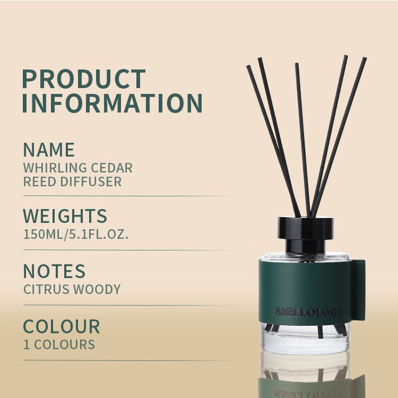 Reed Diffuser - Manufacturer OEM SMELLOLOGY 120mL Citrus Woody
