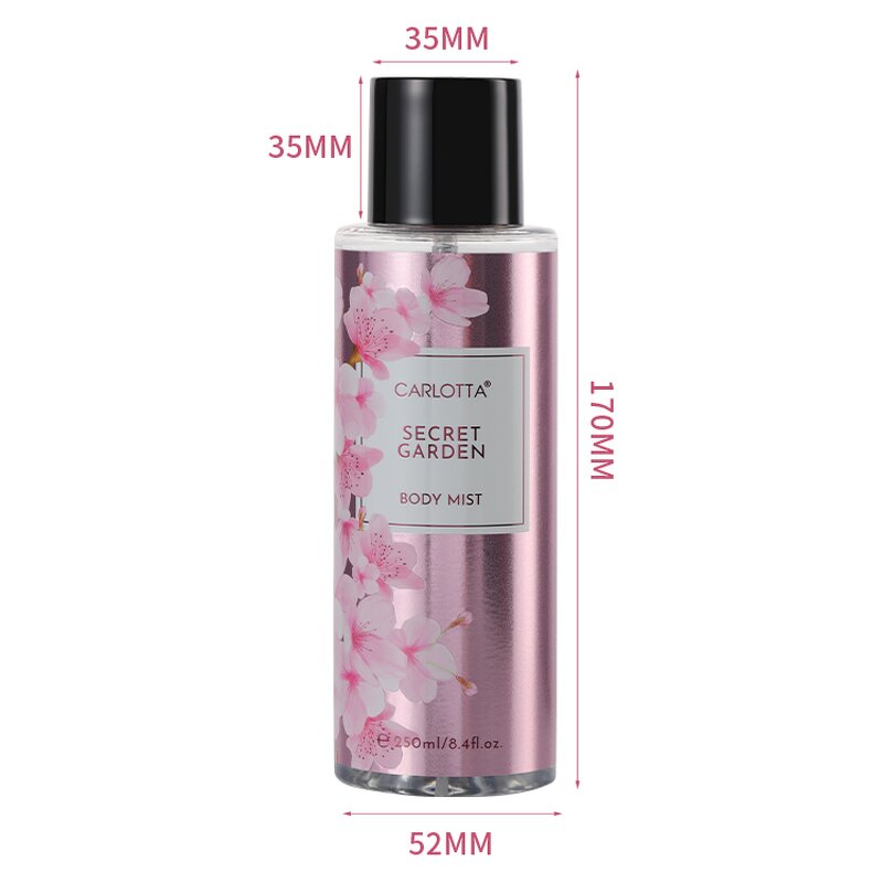 Body Mist - Manufacturer 250mL Wholesale Bulk Secret Fragrance
