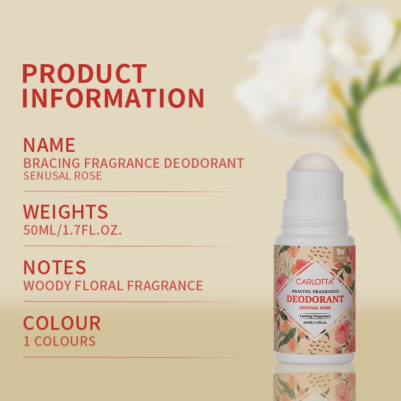 Deodorant Roll-on - Manufacturer Private Label Floral Antiperspirant Body