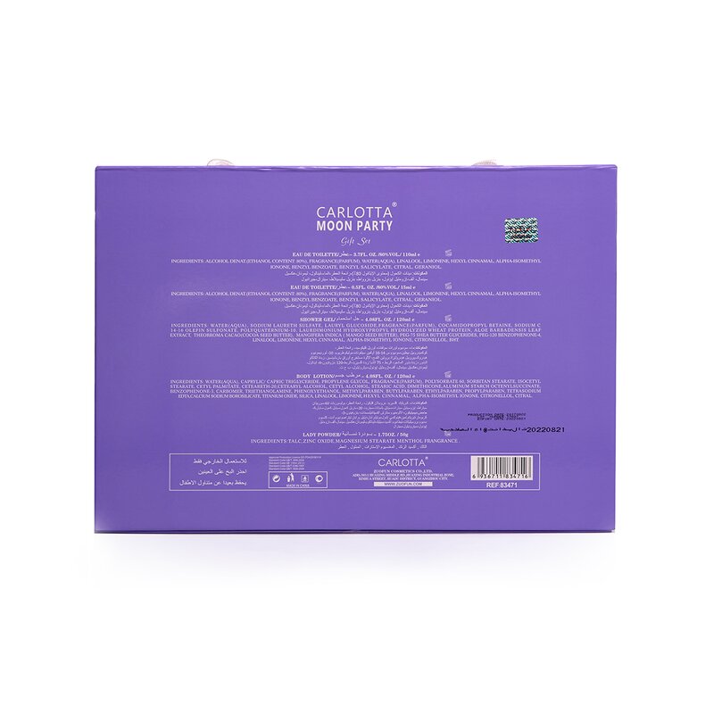 Perfume Set - Manufacturer Carlotta Lotion Shower Gel Floral Fruity