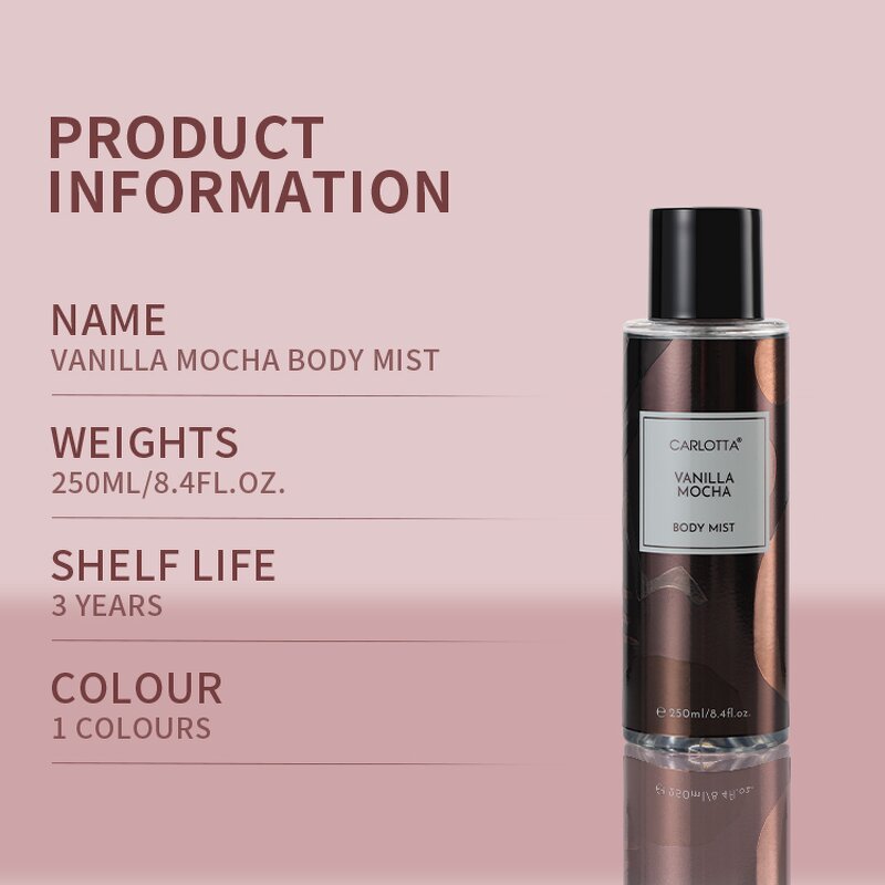 Body Mist Spray - Manufacturer 250mL High Quality Floral Perfume