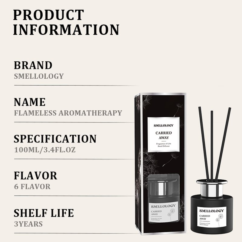 Reed Diffuser - Manufacturer 100mL Custom Logo Long-lasting Elegant