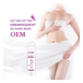 Hair Removal Spray Manufacturer - Factory 100% Natural Permanent Depilatory