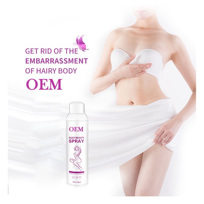 Hair Removal Spray Manufacturer - Factory 100% Natural Permanent Depilatory