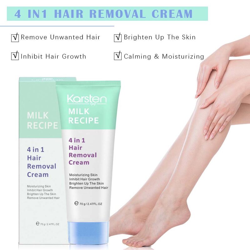 Hair Removal Cream Manufacturer - OEM Permanent for Home Use & Painless