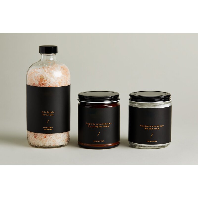 Bath Salt Gift Set Manufacturer - Custom for Women with Candles & Socks