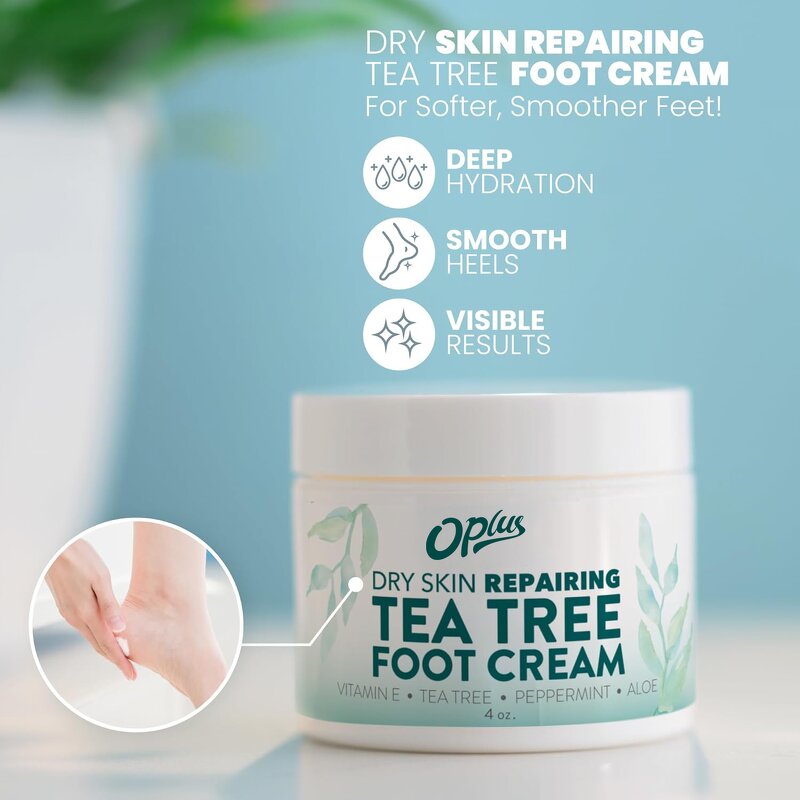 Foot Cream Manufacturer - with Tea Tree Oil for Cracked Heels