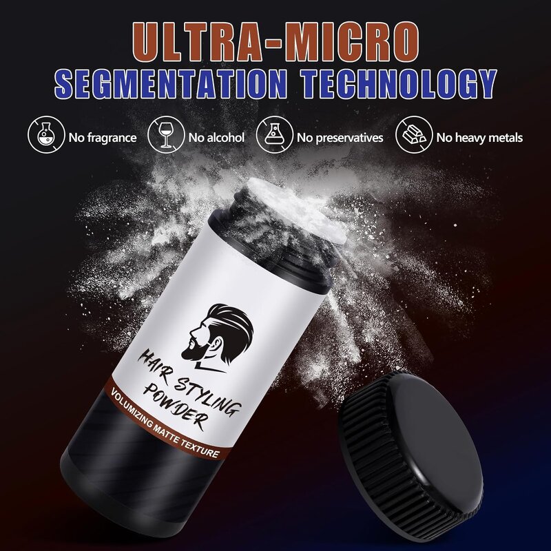 Hair Styling Powder Manufacturer - Custom Logo Multi-Purpose Natural Hold