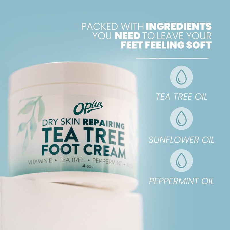 Foot Cream Manufacturer - with Tea Tree Oil for Cracked Heels