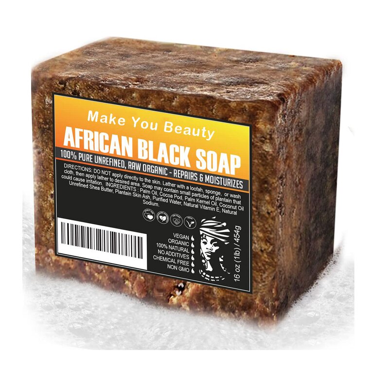 African Black Soap Manufacturer - Private Label with Chamomile for Body Face