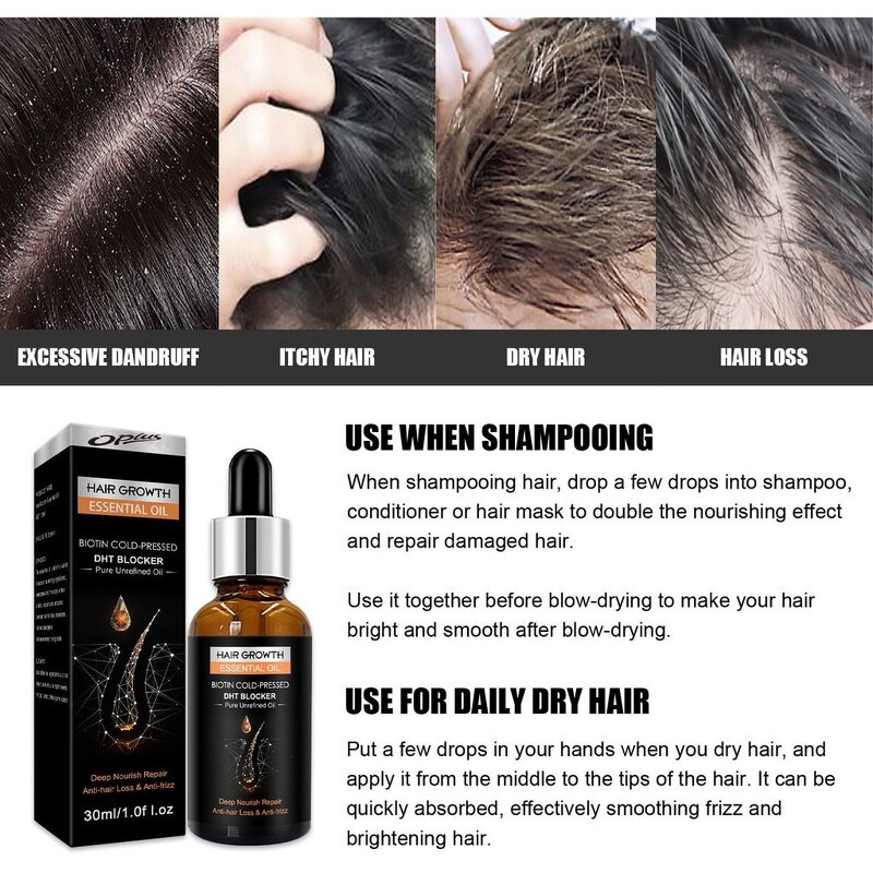 Men's Hair Growth Oil Manufacturer - with Ginger Peppermint & OEM