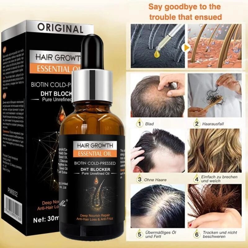Men's Hair Growth Oil Manufacturer - with Ginger Peppermint & OEM