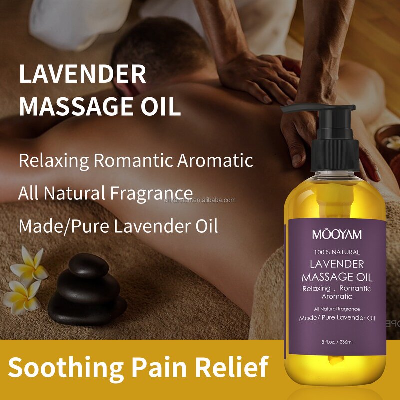 Massage Oil Manufacturer - Factory Lavender Herbal for Shoulder Neck