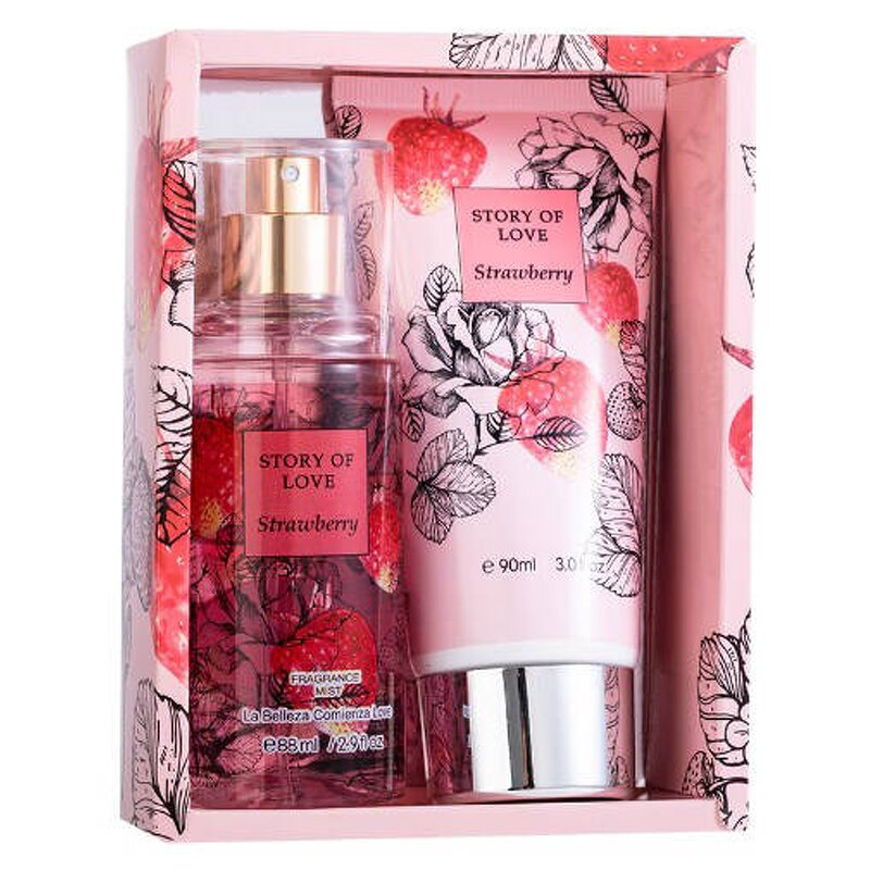 Perfume Set - Manufacturer 88mL Body Mist + 90mL Lotion Gift Set for Women