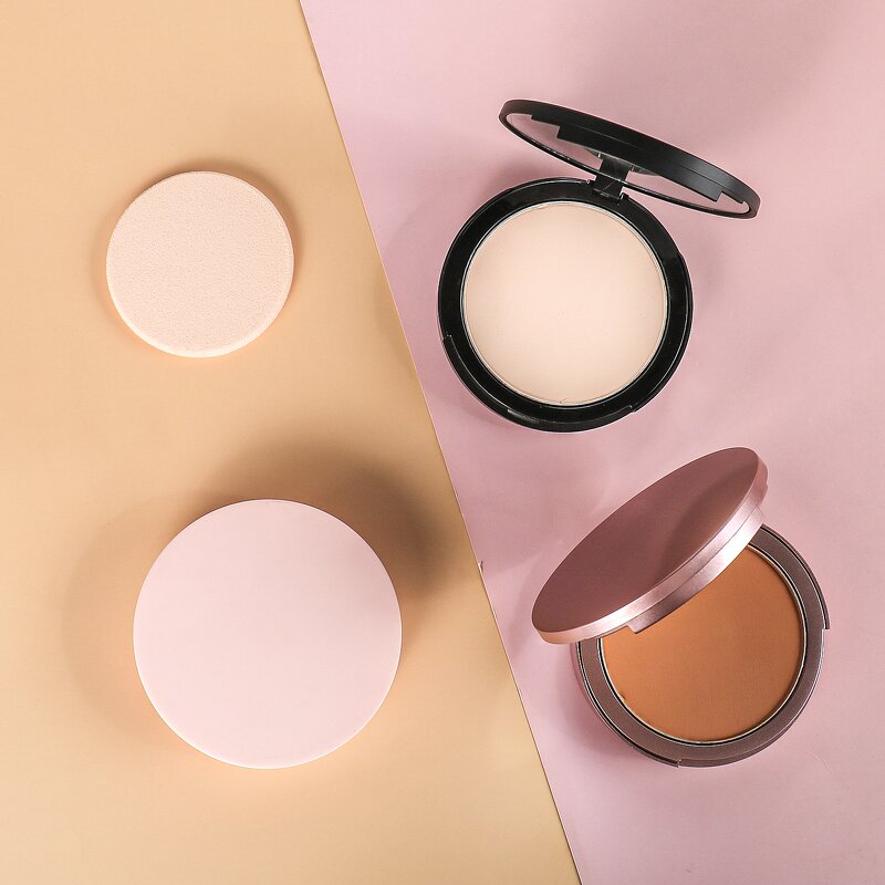Pressed Powder - Manufacturer 8-Color Private Label Waterproof Vegan Compact