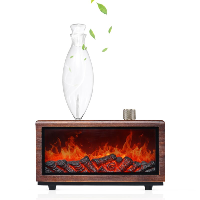 Aromatherapy Diffuser - Manufacturer Christmas Gift Flowing Flame Natural Essential Oil