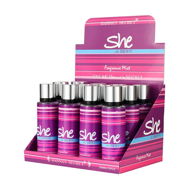 Perfume Spray - Manufacturer OEM 200mL Hanna's Secret Floral Eco-friendly Long-lasting