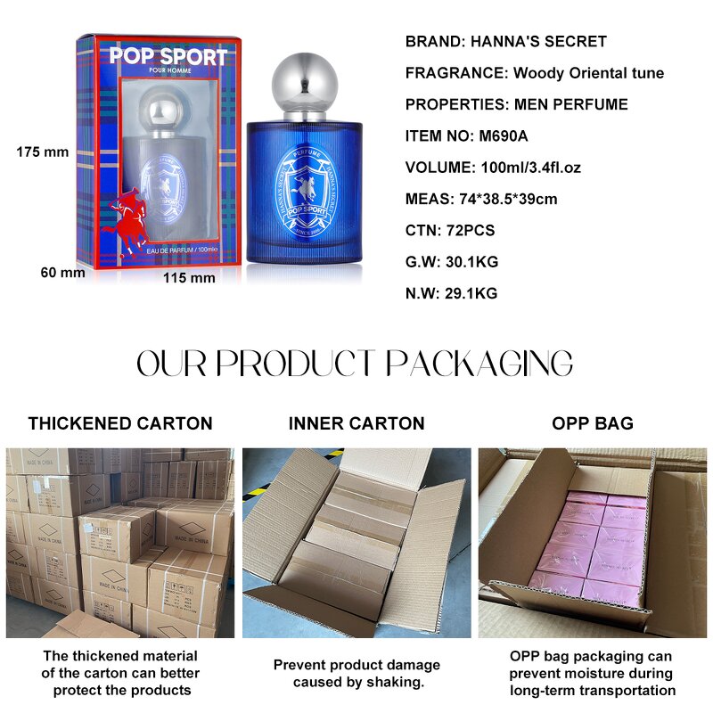 Perfume Gift Set - Manufacturer 100mL Woody Arabic Long-lasting Cologne for Men