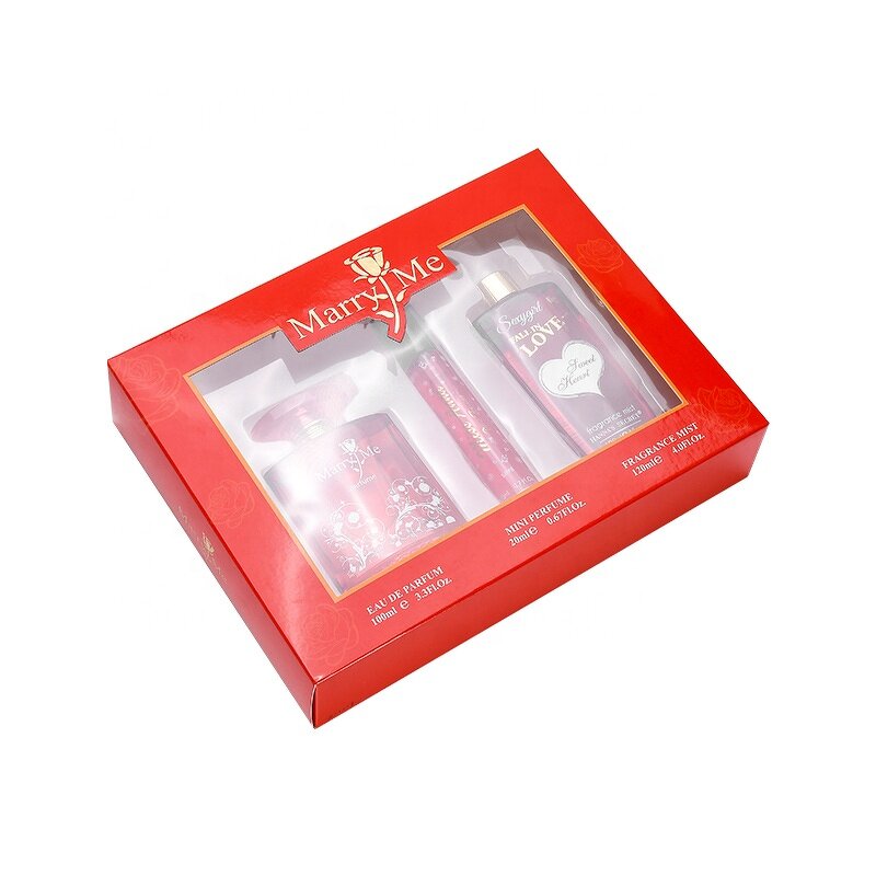 Perfume Set - Manufacturer OEM 3pcs Natural Floral Long-lasting Light Fragrance Women