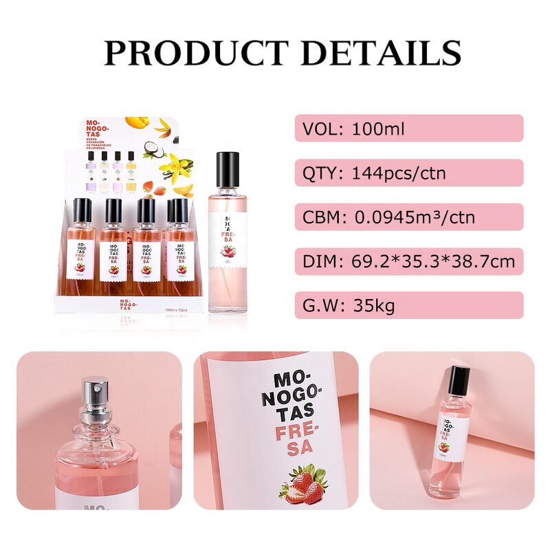 Perfume Spray - Manufacturer Wholesale 100mL OEM/ODM Strawberry Custom High Quality
