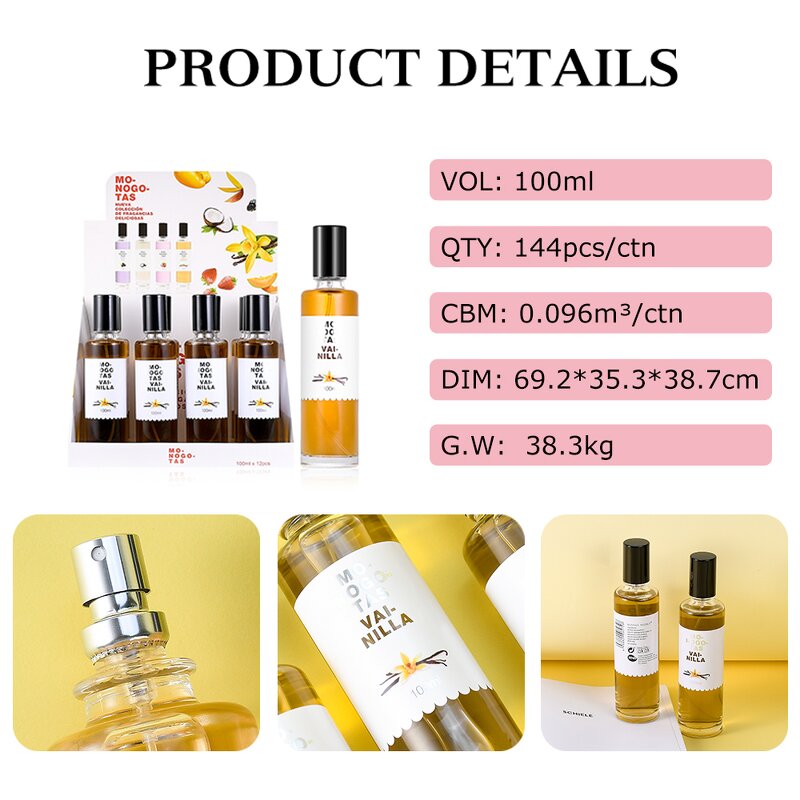 Perfume Spray - Manufacturer Wholesale 100mL OEM/ODM Vanilla Custom High Quality Women