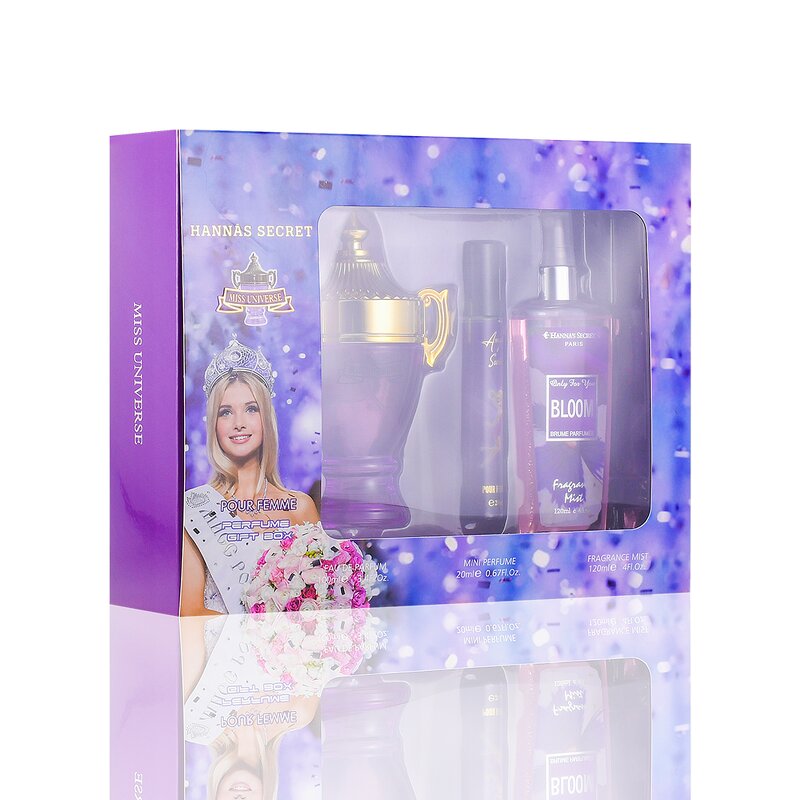 Perfume Set - Manufacturer OEM 3pcs Long-lasting Body Spray Cologne Gift Set Women