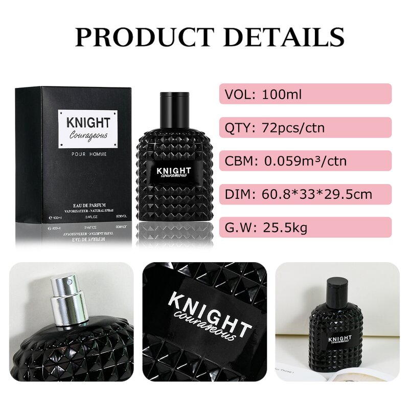 Perfume EDP - Manufacturer 100mL Lovali VALIANT INTENSE Woody Long-lasting for Men