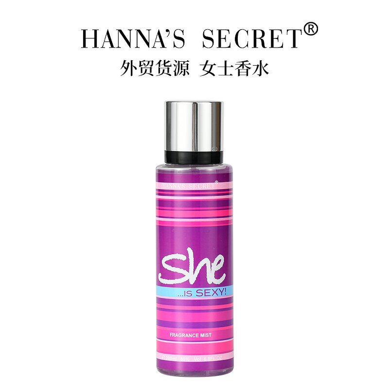Perfume Spray - Manufacturer OEM 200mL Hanna's Secret Floral Eco-friendly Long-lasting