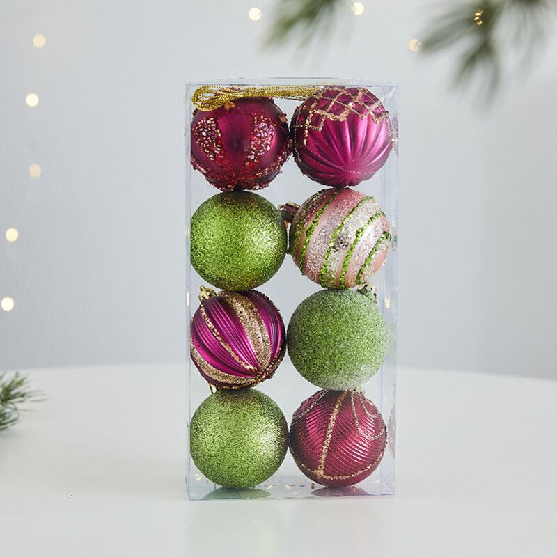 Christmas Tree Pendant Manufacturer - Transparent PVC Double-Sided Electroplated