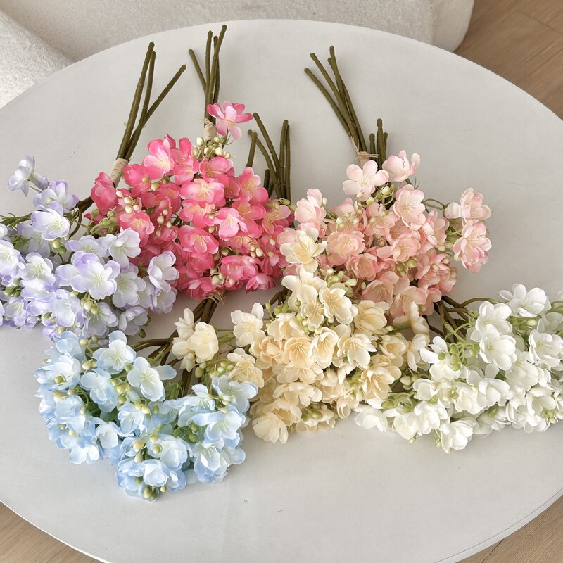 Artificial Flowers Manufacturer - Handheld Silk Jasmine INS Style for Bride