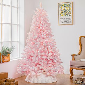 Christmas Tree Manufacturer - New Luxury Encrypted Pink Blue Macaron Glowing