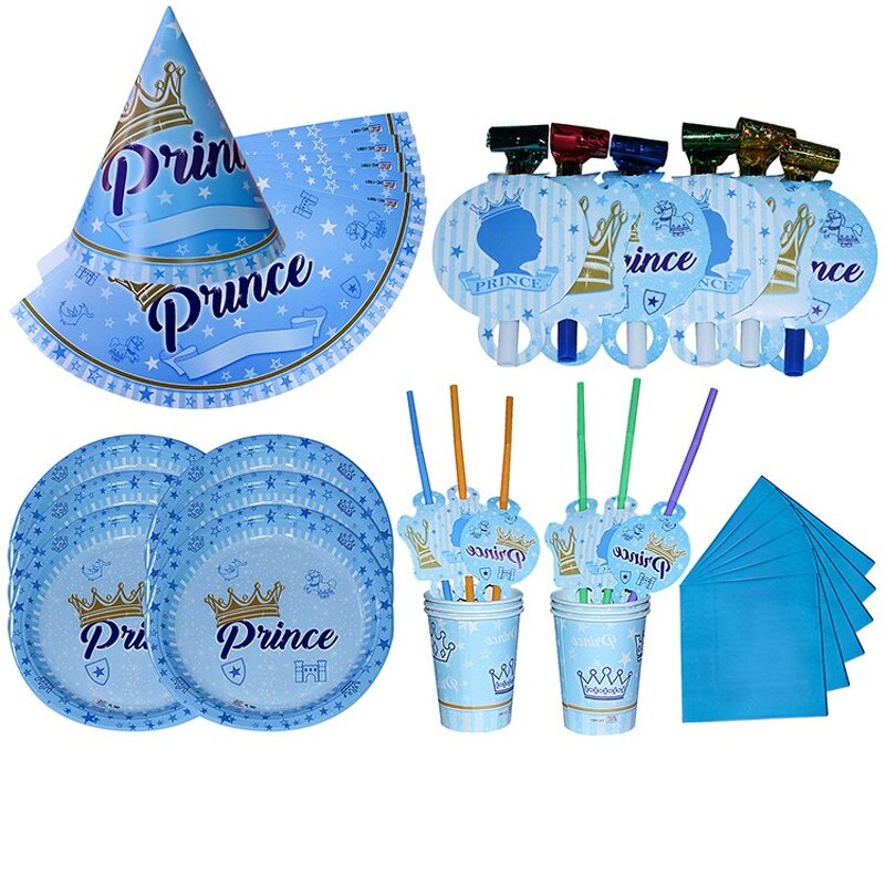 Party Tableware Manufacturer - Custom Print Blue Hot Stamping Dots for Kids