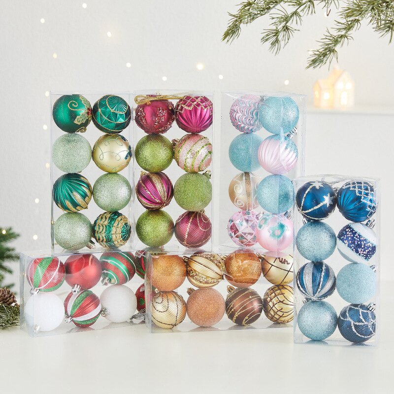 Christmas Tree Pendant Manufacturer - Transparent PVC Double-Sided Electroplated