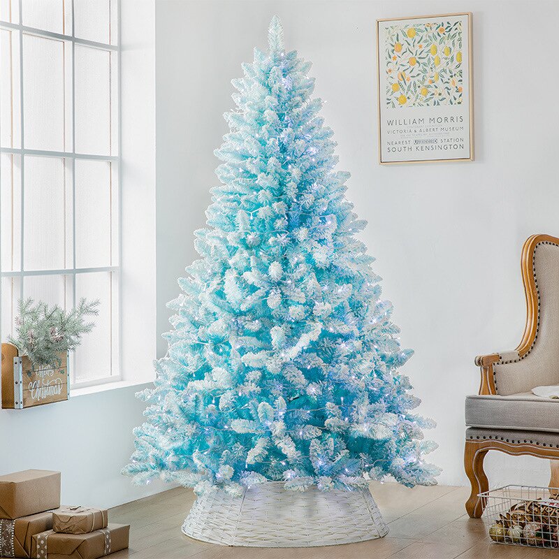 Christmas Tree Manufacturer - New Luxury Encrypted Pink Blue Macaron Glowing
