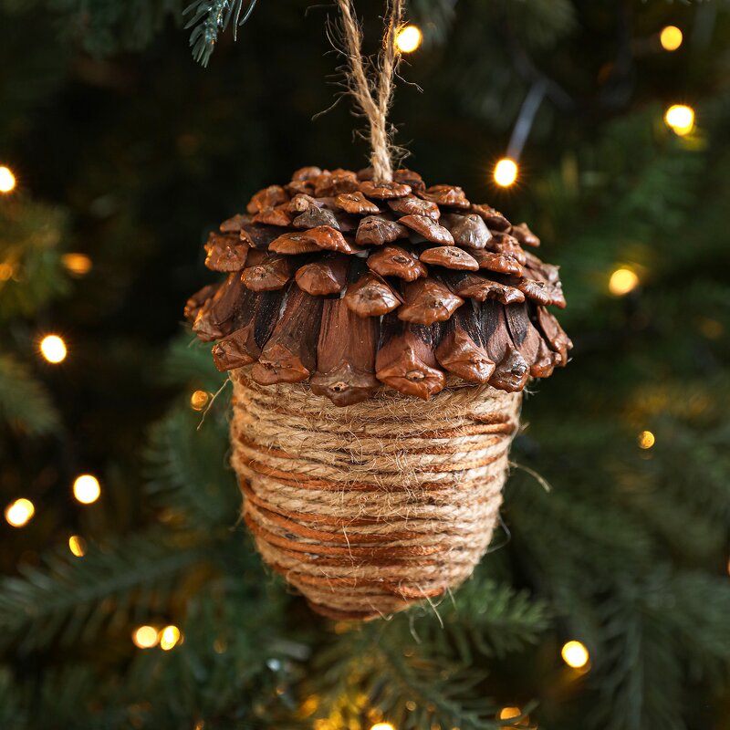 Christmas Ornaments Manufacturer - Wholesale Hanging Pinecone Acorn Handmade