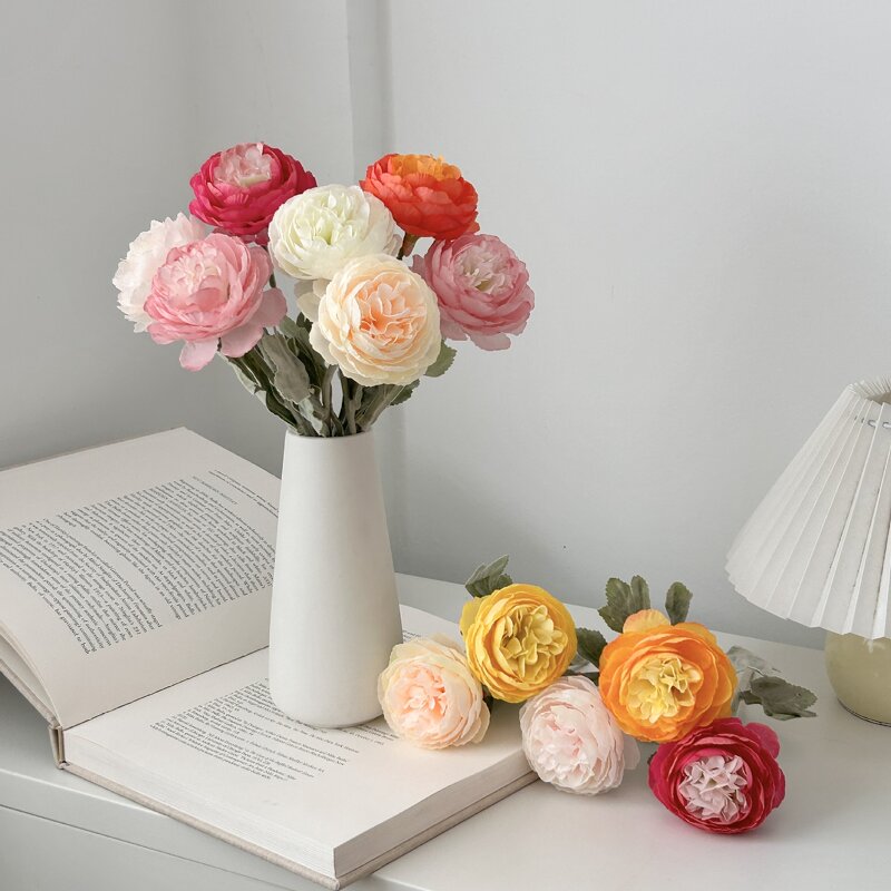 Artificial Peony Manufacturer - High-Grade Arrangement for Living Room Decor