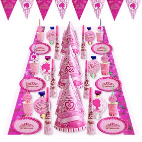 Party Tableware Set Manufacturer - New Style Kid's Birthday Themed Disposable