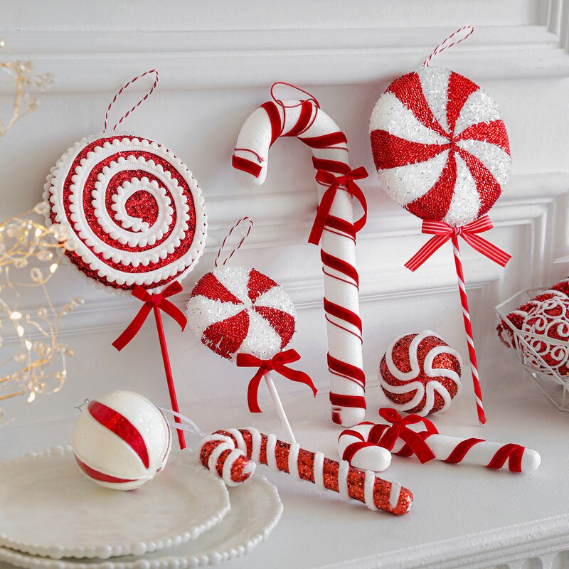 Christmas Decorations Manufacturer - Customize Candy Mixed Sizes Lollipop