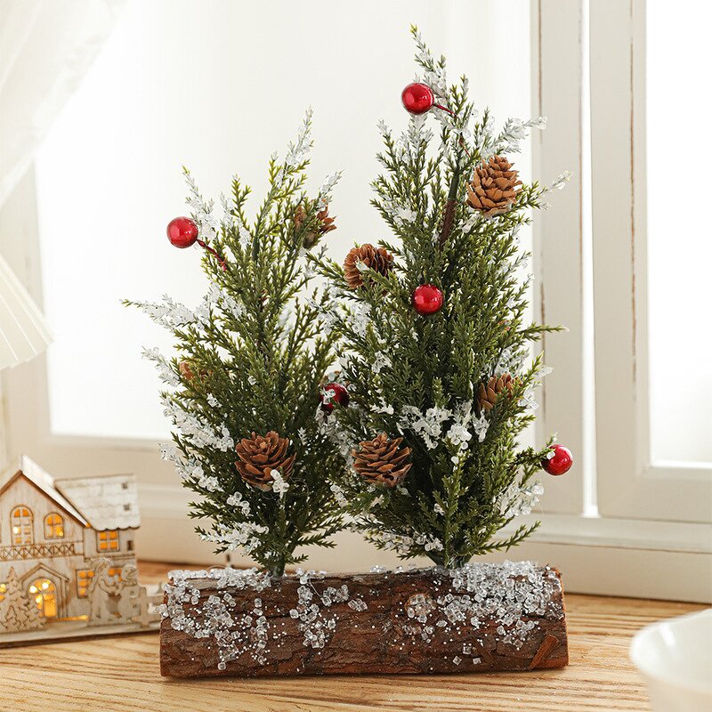 Christmas Tree Manufacturer - 30cm Exquisite Compact Simulated Pine Cones