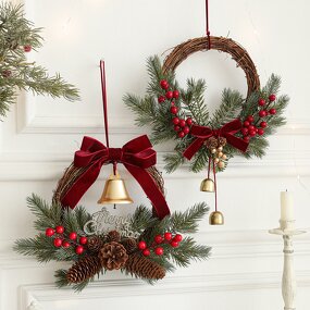 Christmas Decoration Manufacturer - Factory Direct 30-40cm Jingle Bells Hanger