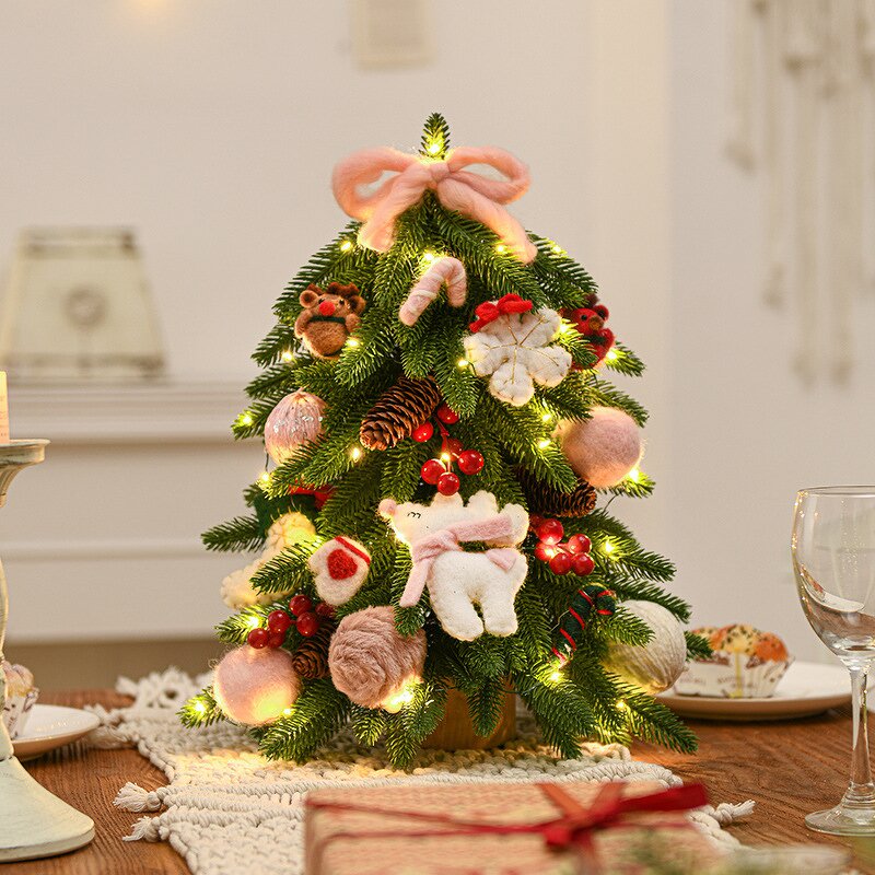 Christmas Tree Manufacturer - Nordic Style Mini Plush for Desktop Home Hotel