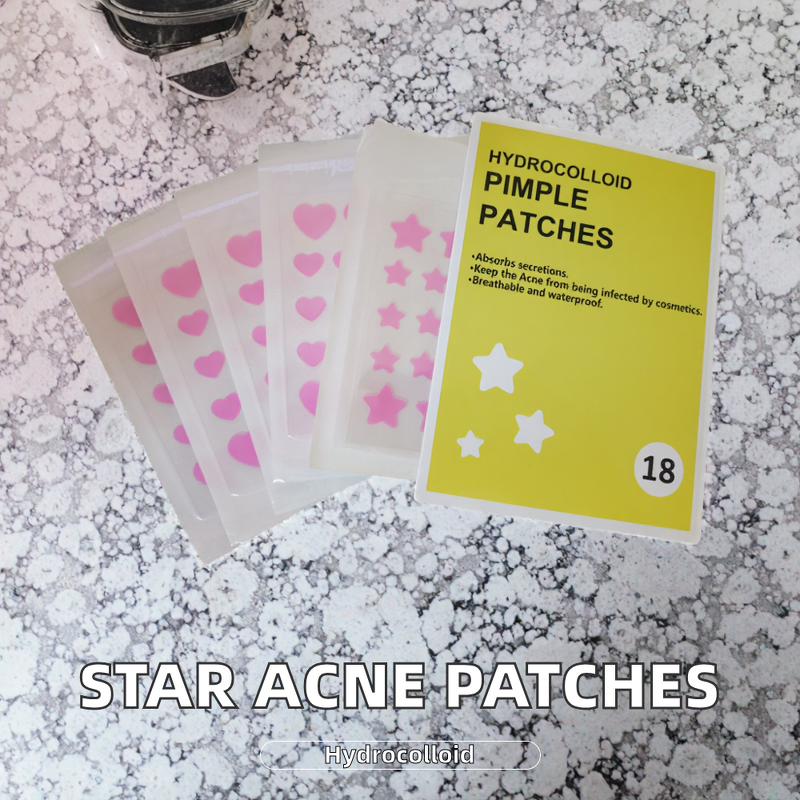 Acne Patches Manufacturer - OEM Hydrocolloid Star Shape Anti-Acne & Private Label