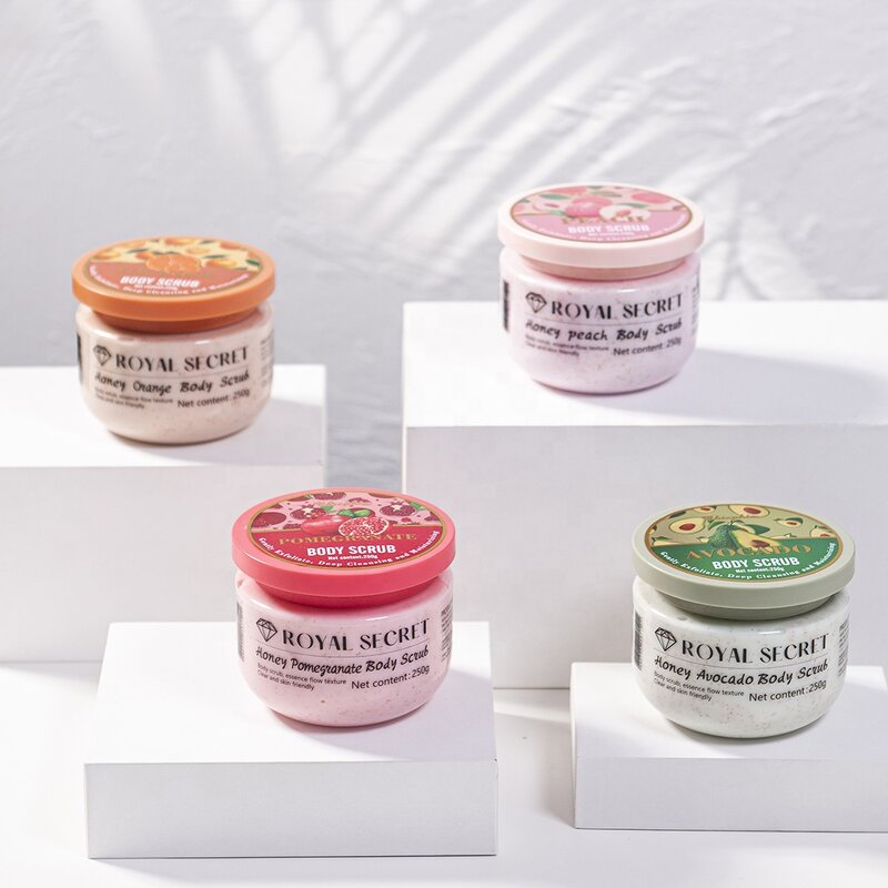 Body Scrub - Manufacturer 250mL Honey Peach Cruelty-Free Vegan Exfoliating