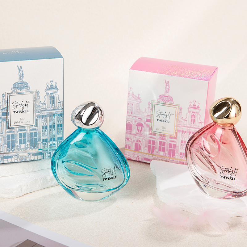 Perfume - Manufacturer OEM ODM Pink Blue Glass Bottle Gift Box for Women