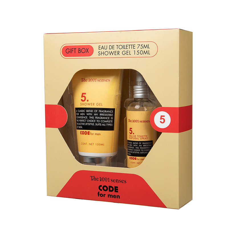 Gift Set - Manufacturer New Men's 150mL Wash 75mL Natural Spray Christmas