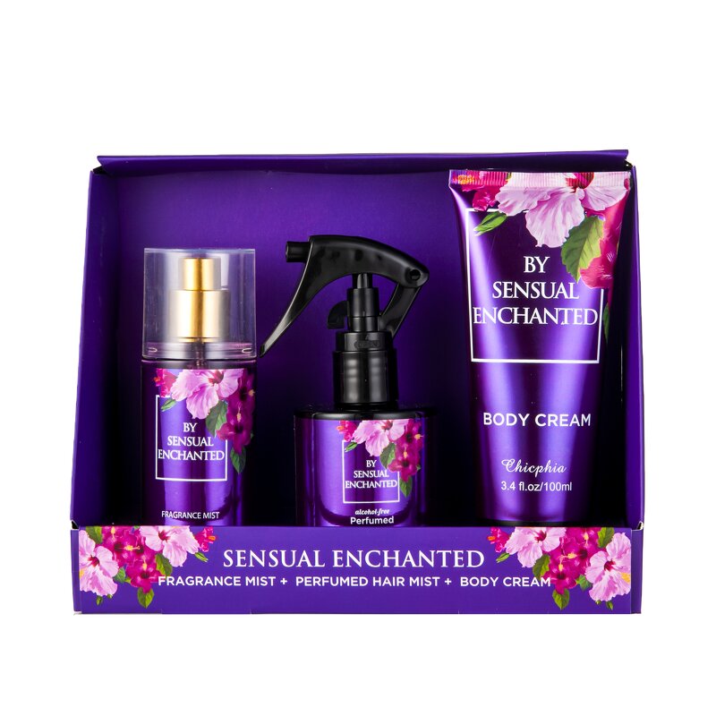 Gift Set - Manufacturer 3pcs Body Mist Lotion Hair Mist Christmas for Women
