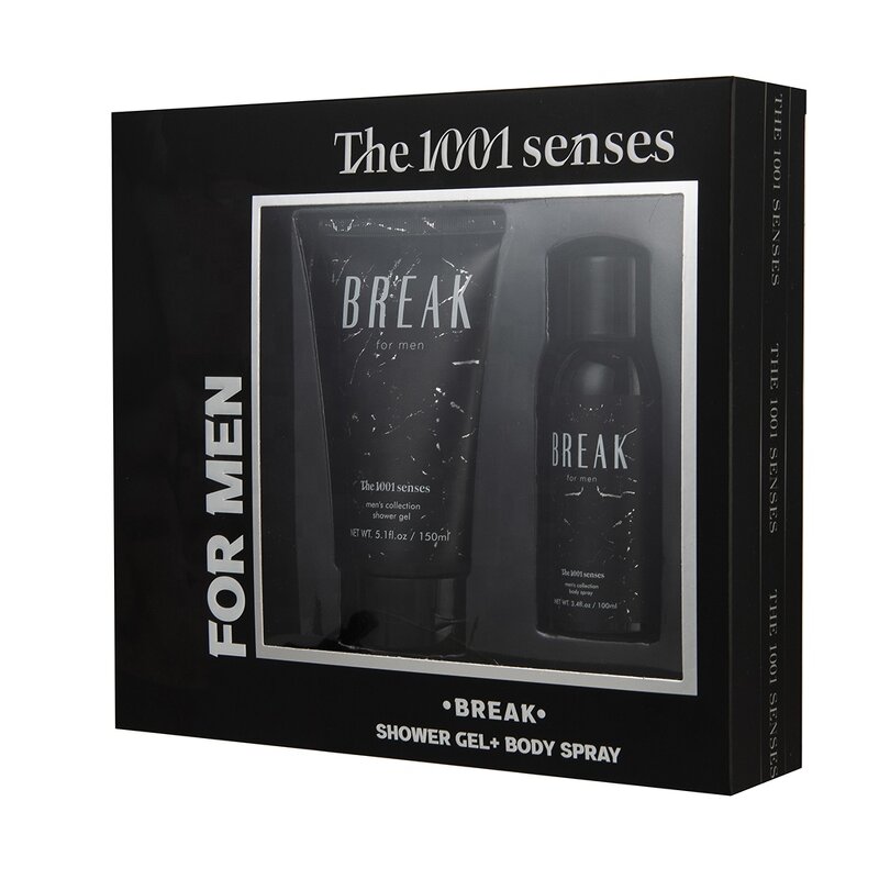 Gift Set - Manufacturer Men's 150mL Shower Gel 100mL Body Mist Fragrance