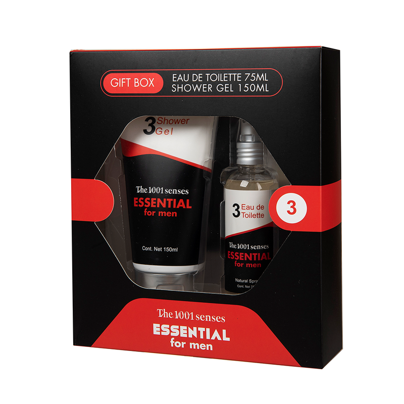 Gift Set - Manufacturer New Men's 150mL Wash 75mL Natural Spray Christmas