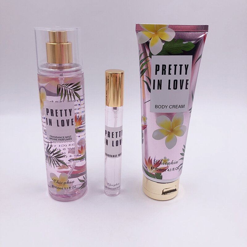Gift Set - Manufacturer Private Label Perfume Body Lotion Natural Fruit Floral