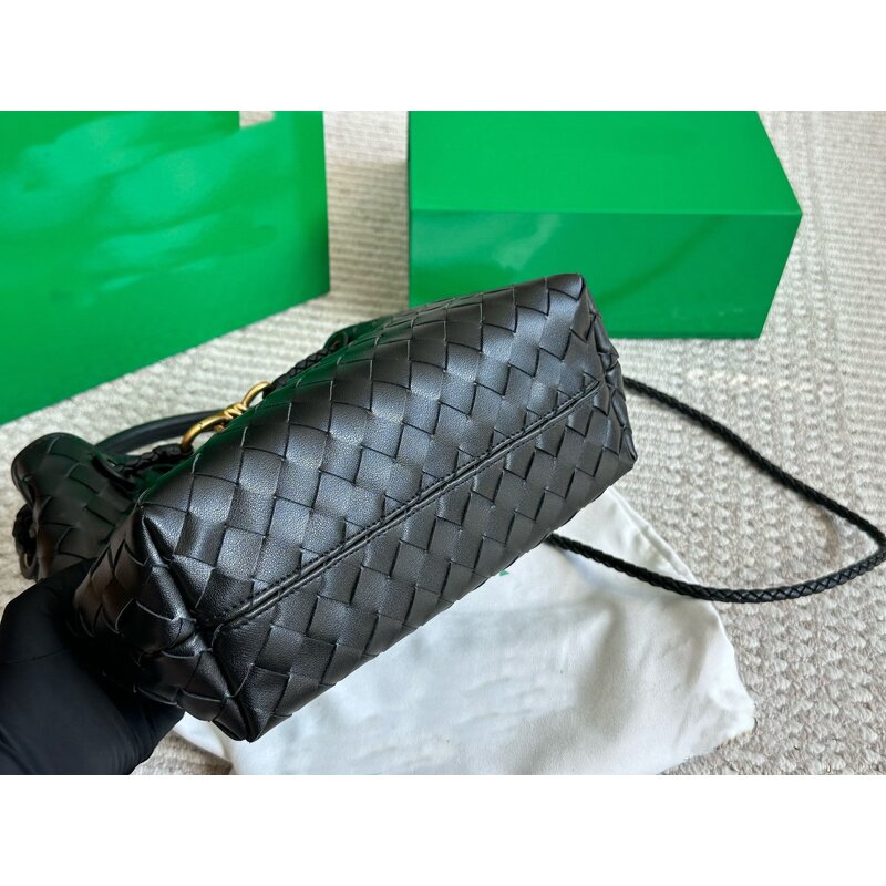 Shoulder Bag - Manufacturer Leather Woven Double Compartment Large Capacity Women's